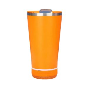 Copo Térmico Aço Inox Com Som Bluetooth